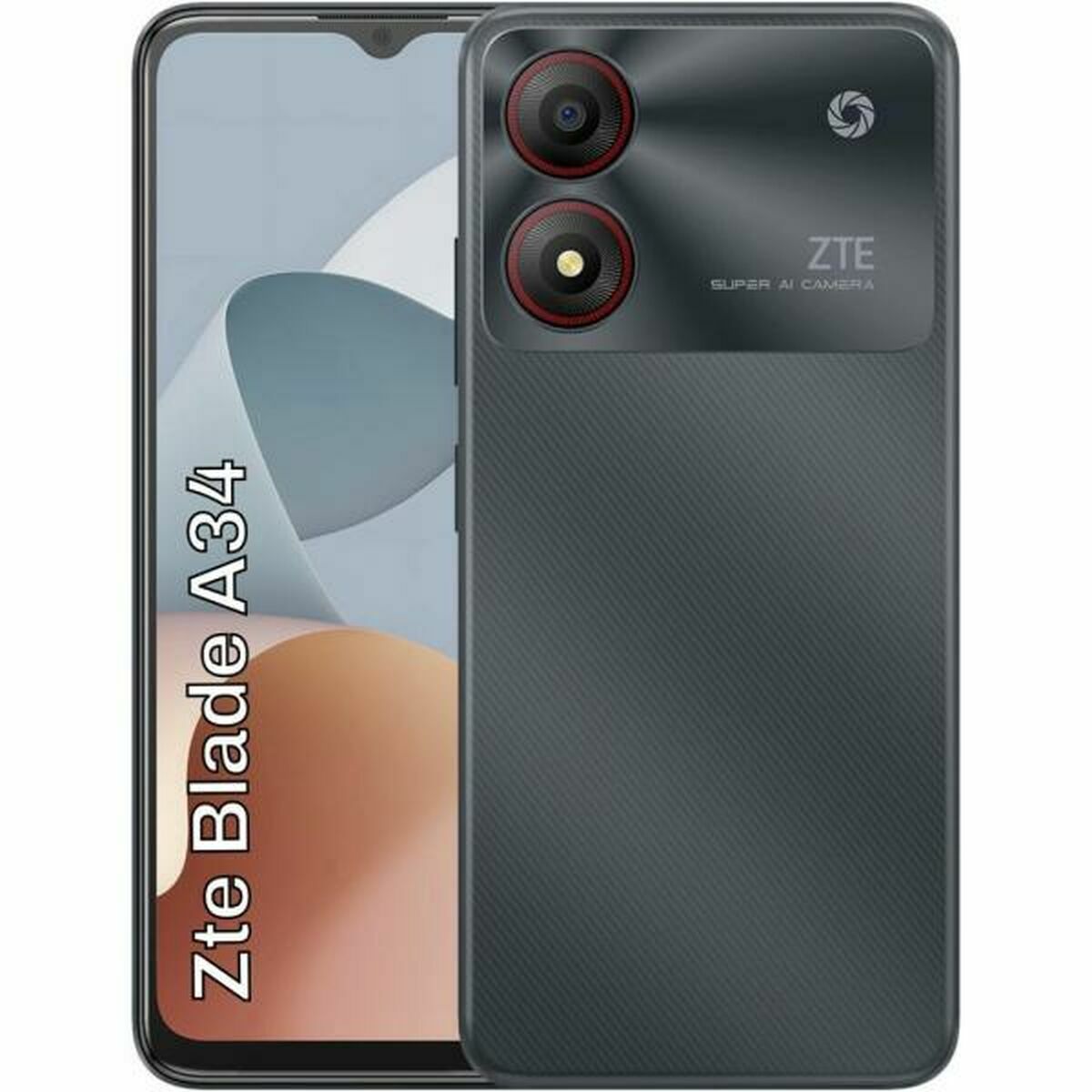Smartphone ZTE Z2453/GY 6,6" 6 GB RAM 64 GB Grå Unisoc SC9863A Bluetooth
