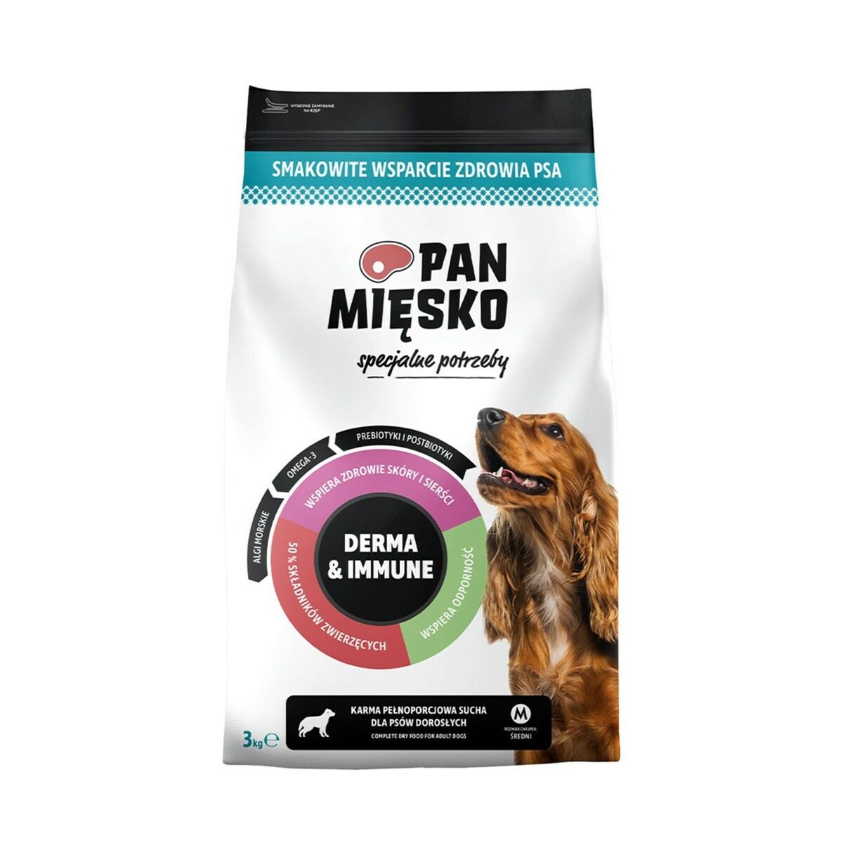 Foder PAN MI?SKO Special needs Derma & Immune Gris 3 Kg