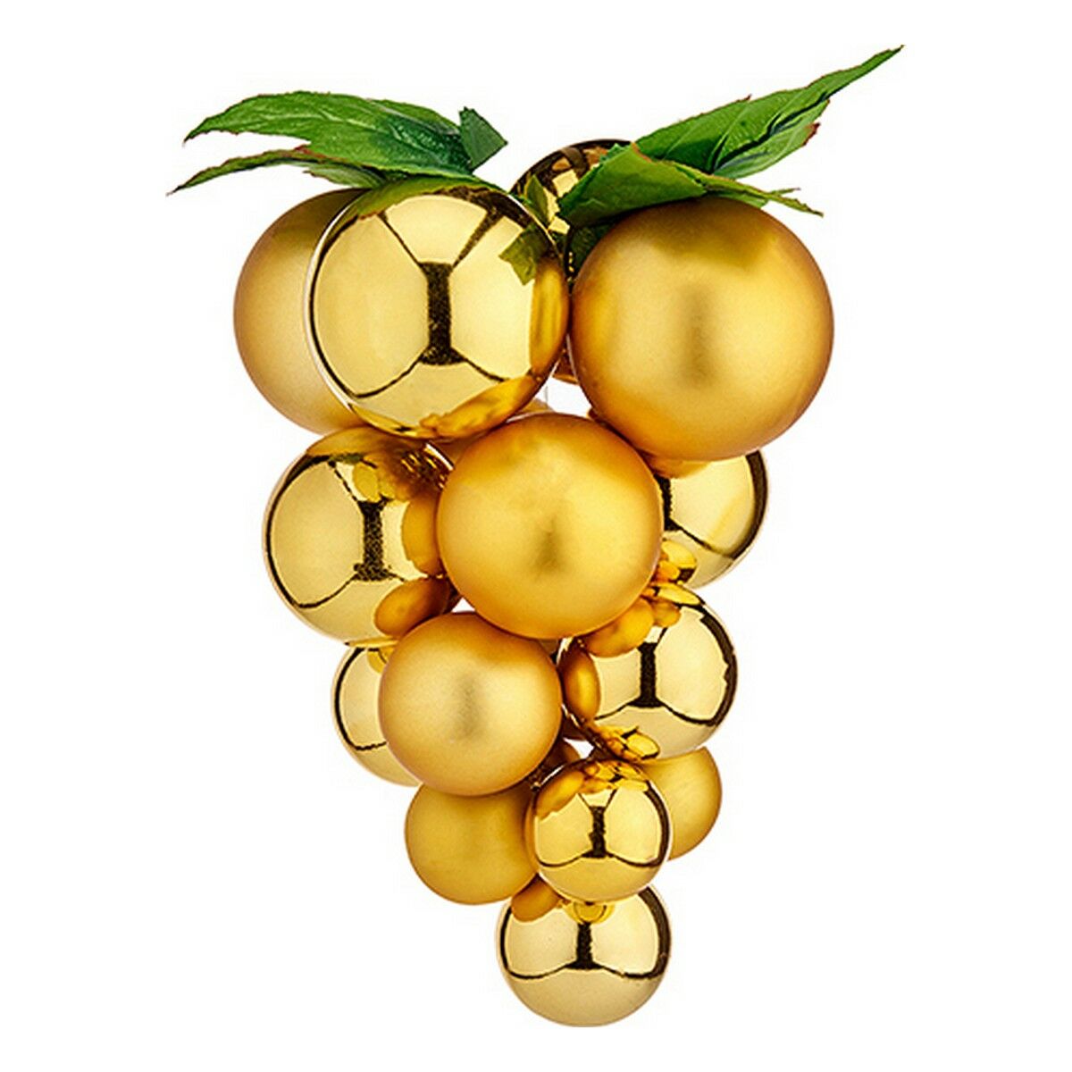 Julgranskula Krist+ Gyllene Plast Vindruvor