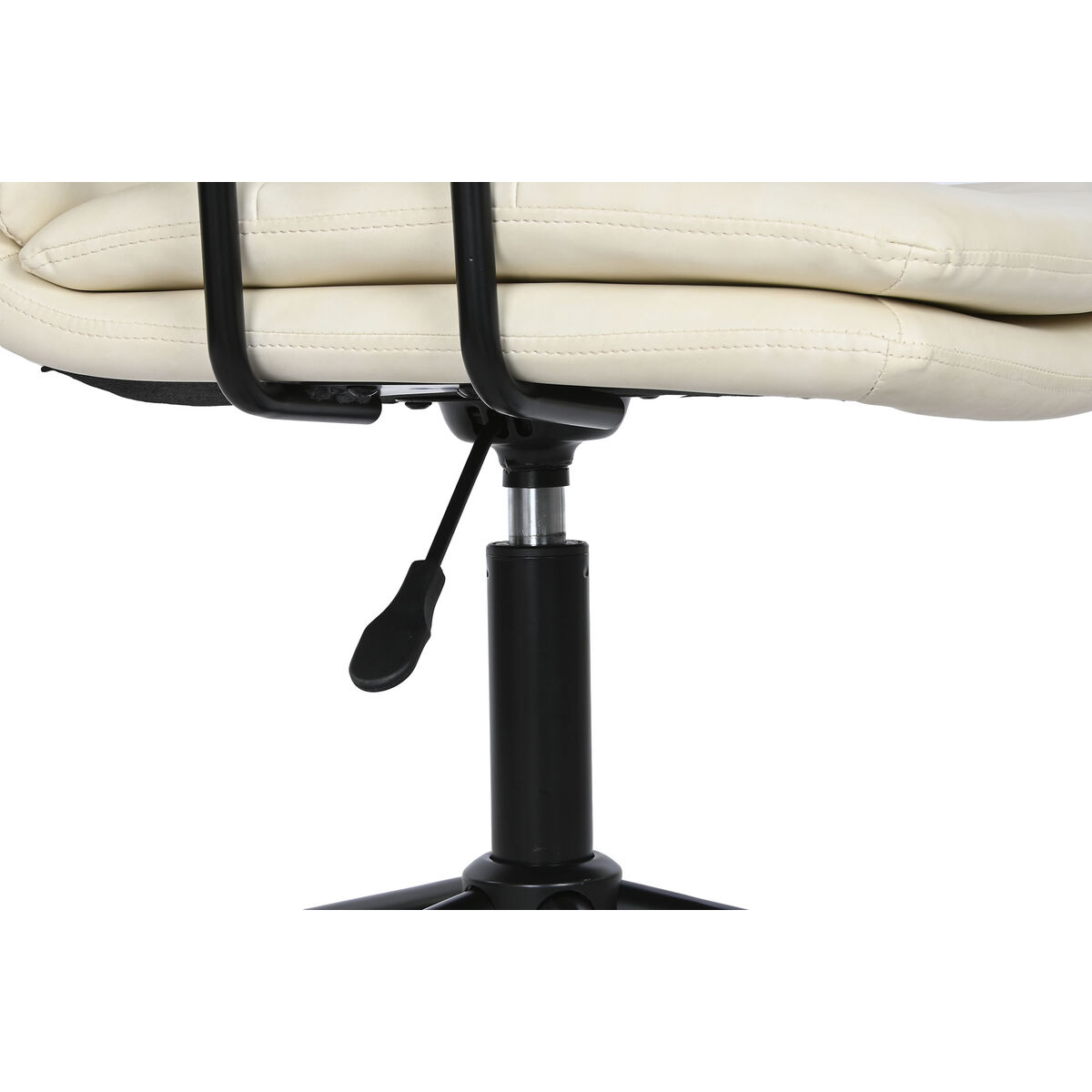 Stol DKD Home Decor Svart Kräm 58 x 61,5 x 84 cm - 4