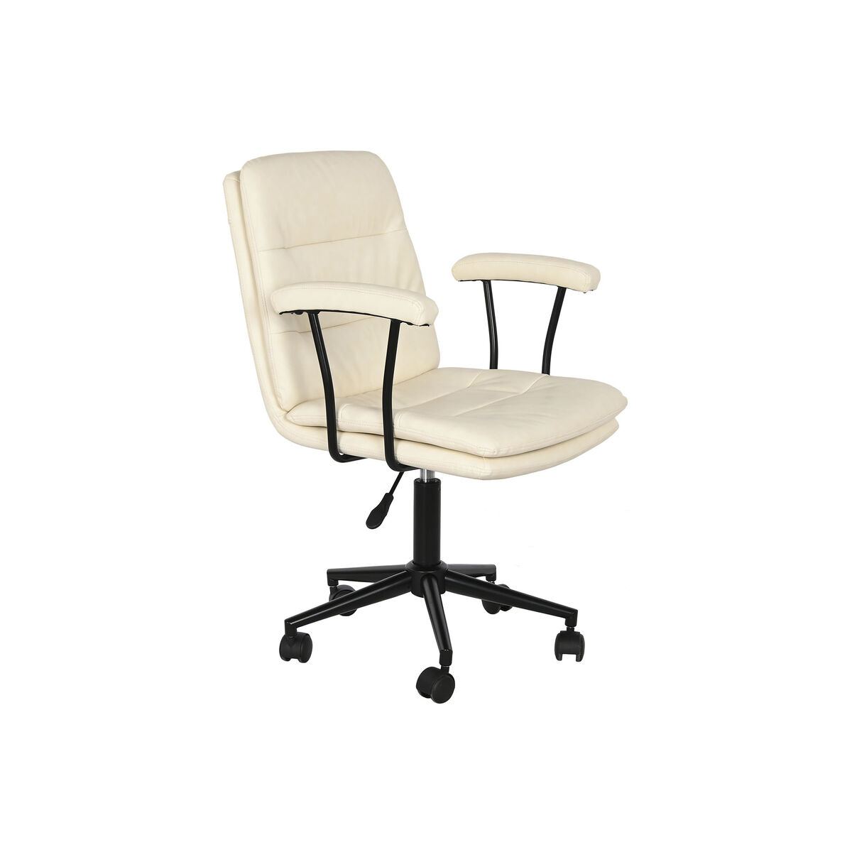 Stol DKD Home Decor Svart Kräm 58 x 61,5 x 84 cm