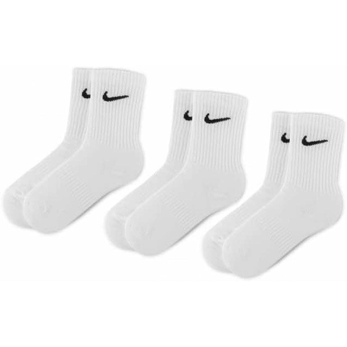 Sportstrumpor Nike Vit Vuxna, unisex 38-41