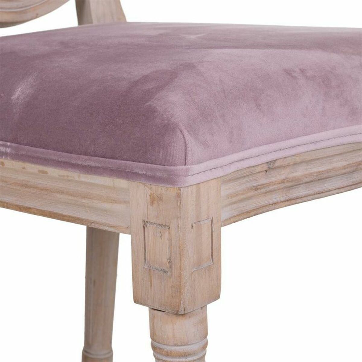 Matsalsstol Alexandra House Living Rosa 100 % polyester 46 x 96 x 48 cm - 6