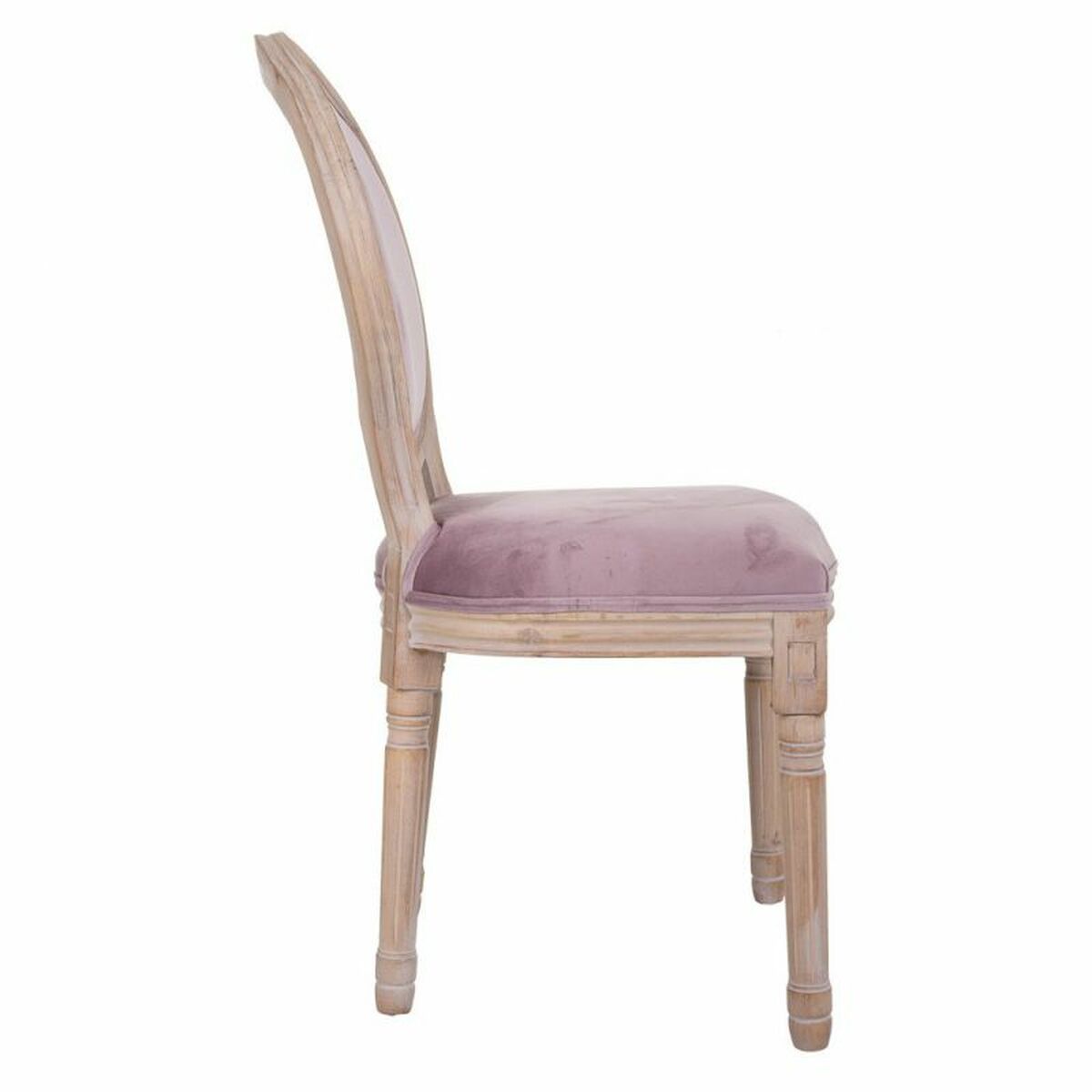 Matsalsstol Alexandra House Living Rosa 100 % polyester 46 x 96 x 48 cm - 3