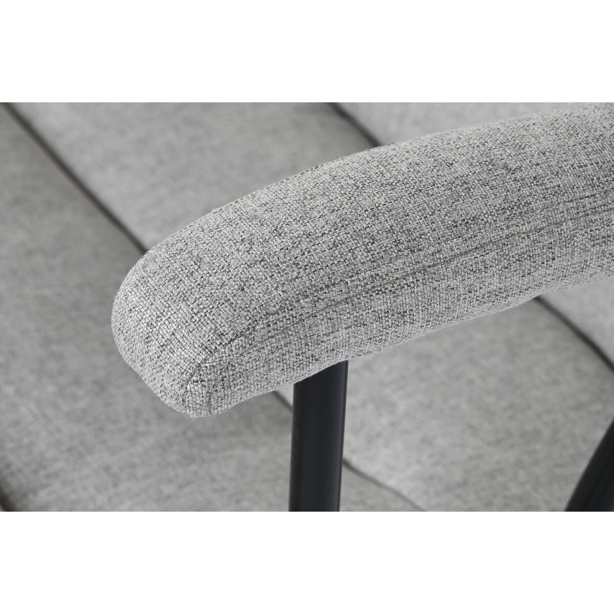 Kontorsstol DKD Home Decor Svart Grå 60 x 61,5 x 84 cm - 5