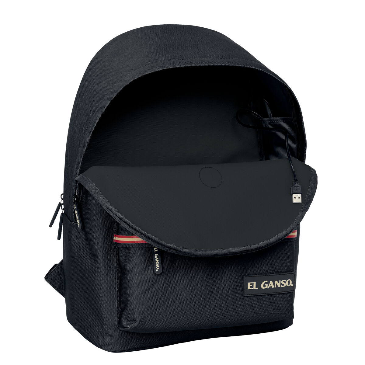 Laptopryggsäck El Ganso Basics Svart 31 x 44 x 18 cm - 5