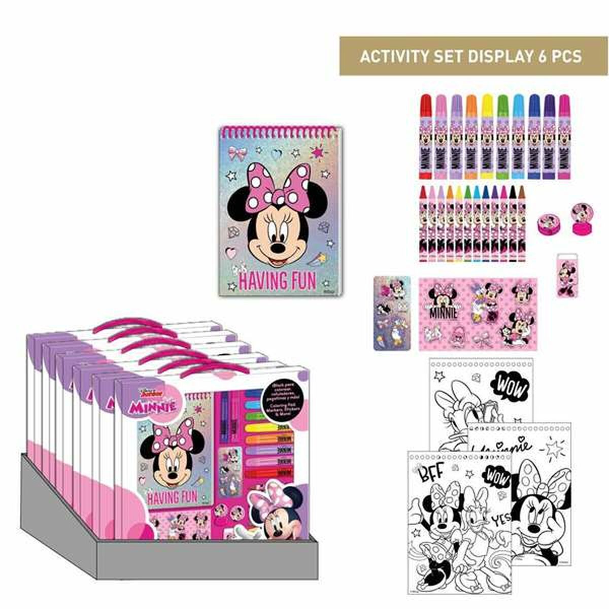 Pennor Minnie Mouse Rosa - 7