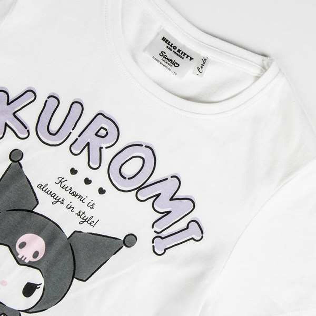 Barn T-shirt med kortärm Hello Kitty Vit - 3