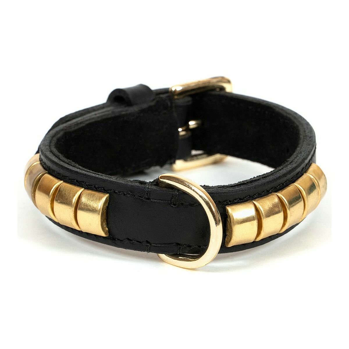 Hundhalsband Gloria Duna Svart Gyllene (50 x 2,5 cm) - 23
