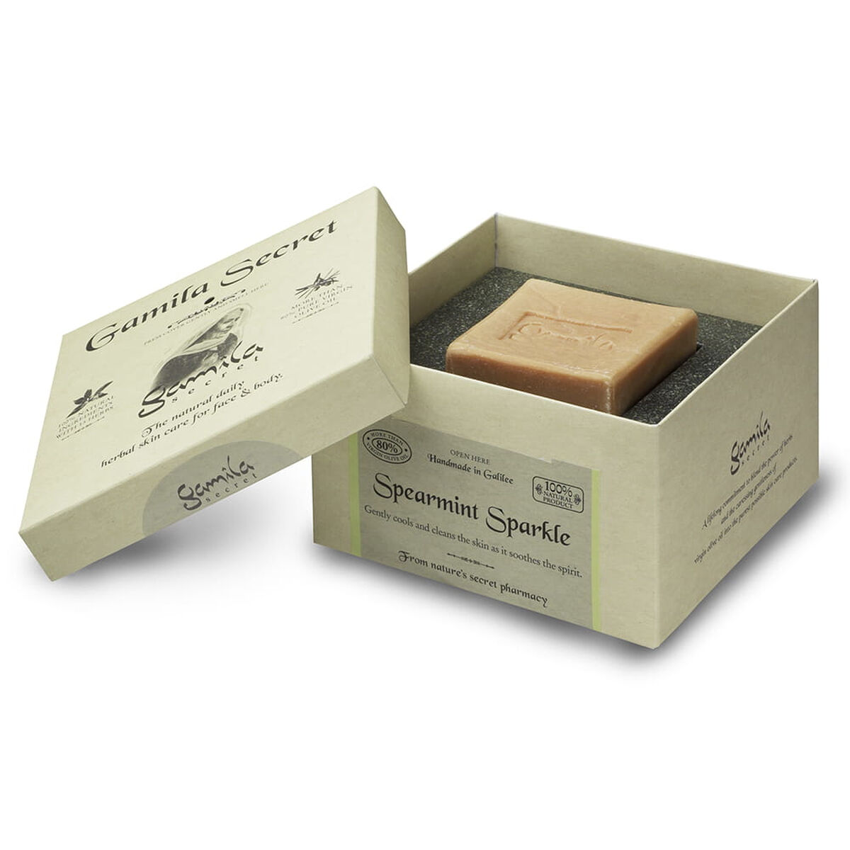 Tvål Gamila Secret Spearmint Sparkle 115 g - 4