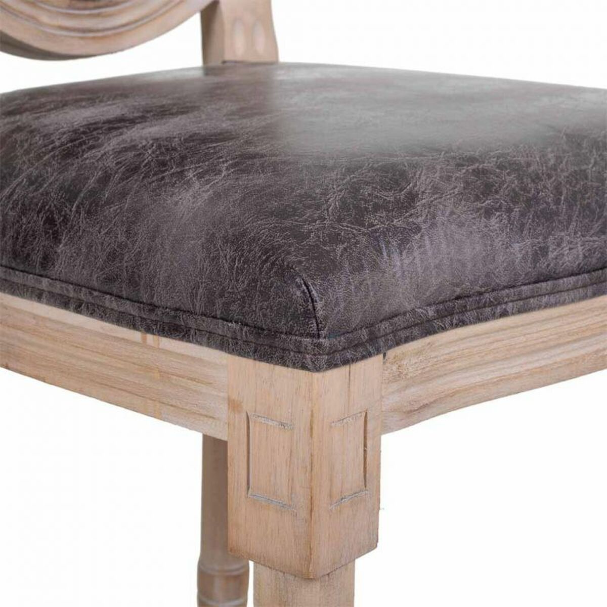 Matsalsstol Alexandra House Living Grå 100 % polyester 46 x 96 x 48 cm - 7