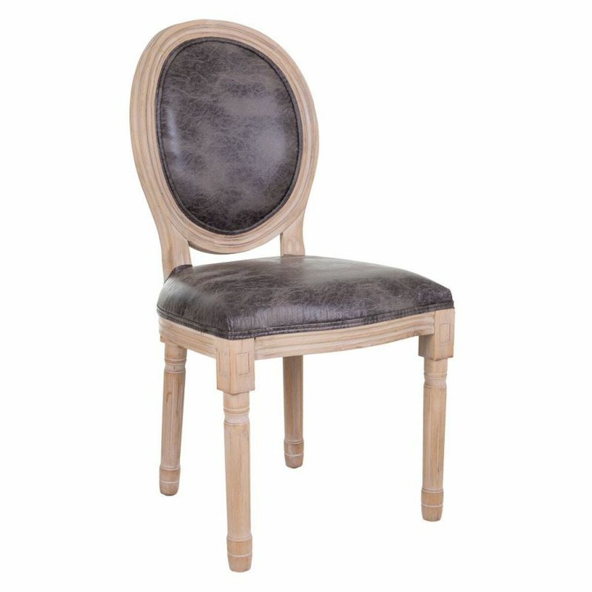 Matsalsstol Alexandra House Living Grå 100 % polyester 46 x 96 x 48 cm