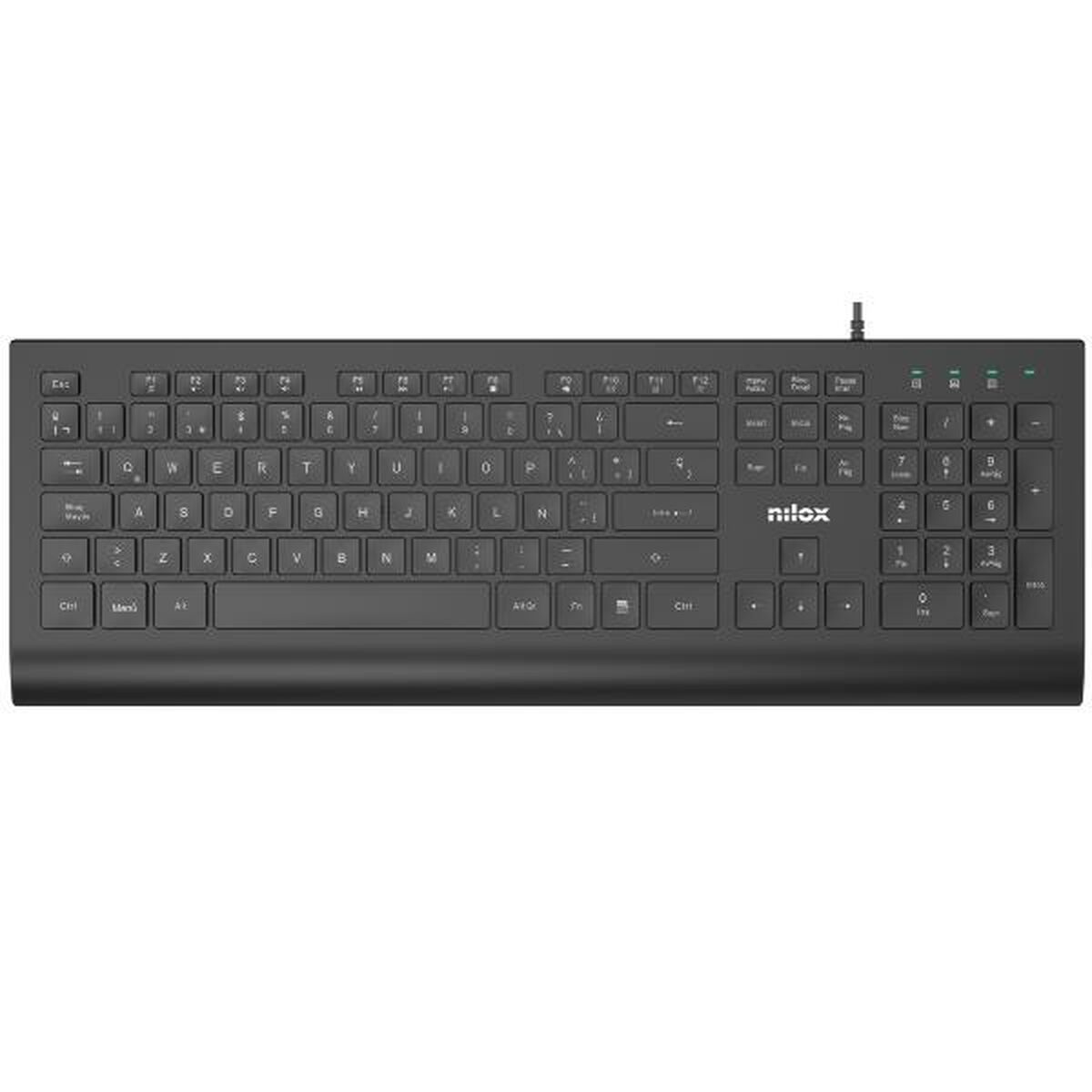 Tangentbord Nilox NXKBE000014 Svart Qwerty Spanska - 2