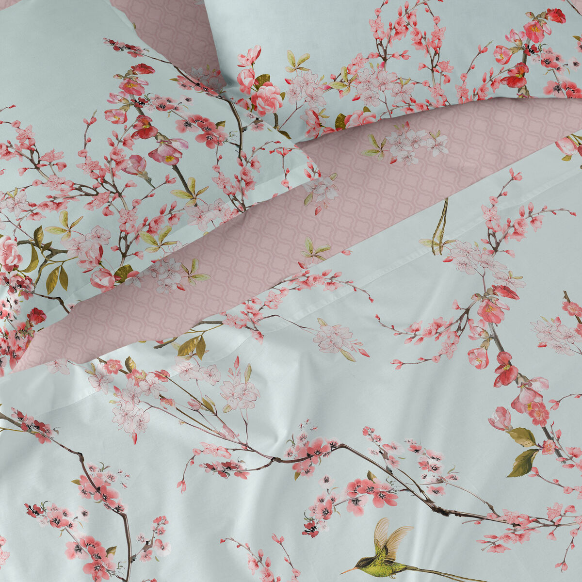 Underlakan HappyFriday Chinoiserie Multicolour 140 x 200 x 32 cm - 13
