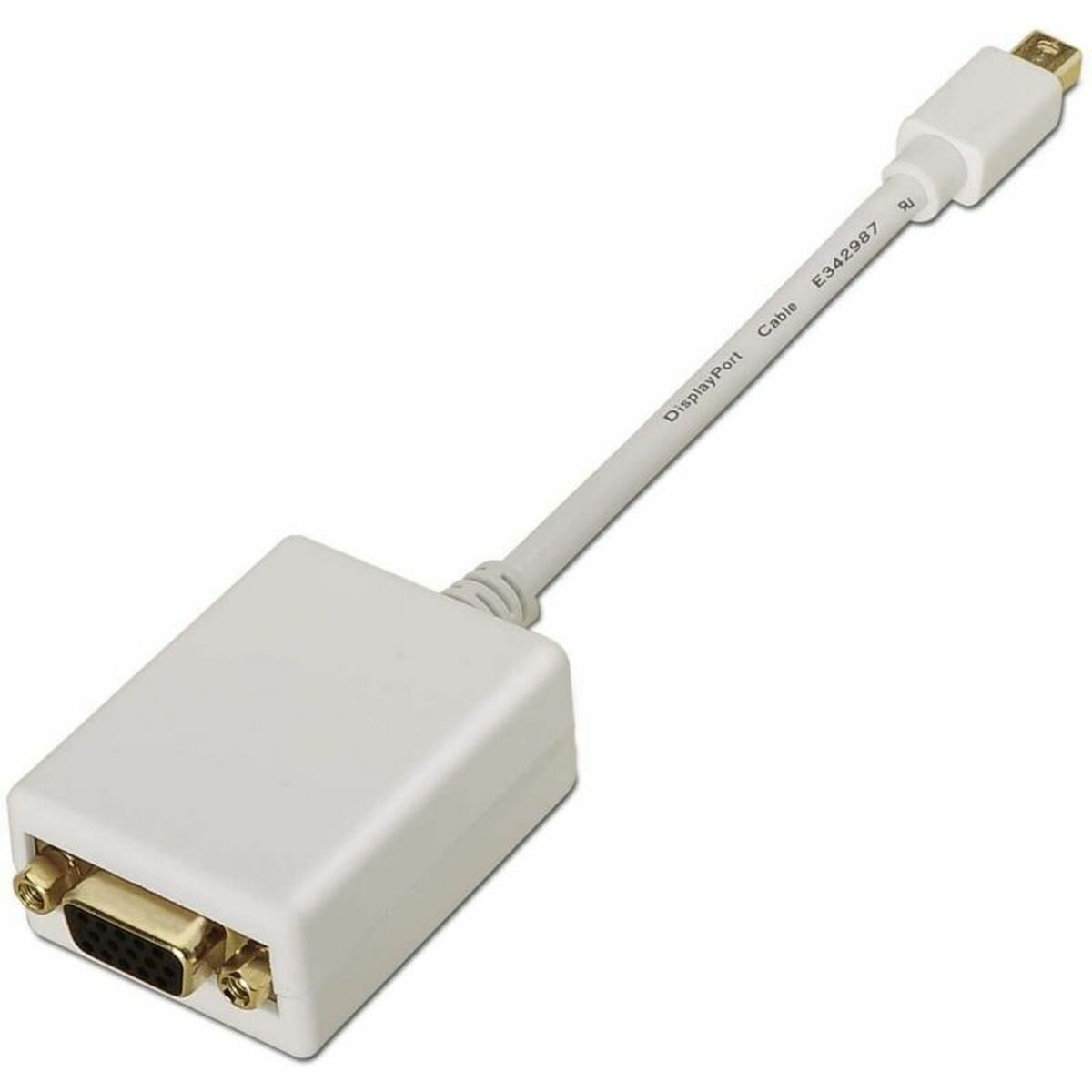 Adapter DisplayPort Mini till VGA Aisens A125-0136 Vit 15 cm - 2