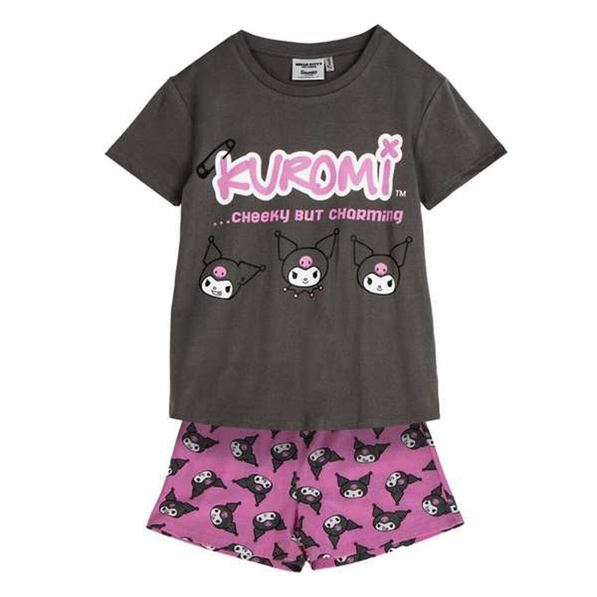 Pyjamas Barn Hello Kitty Mörkgrå