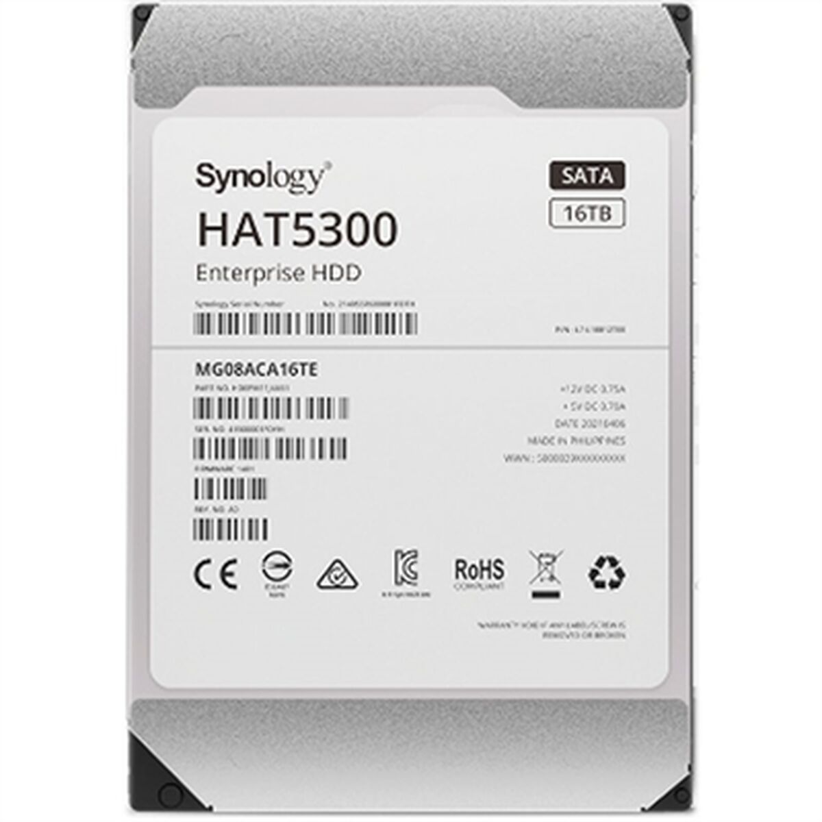 Hårddisk Synology HAT5300-16T          16 TB Buffer 512 MB - 2