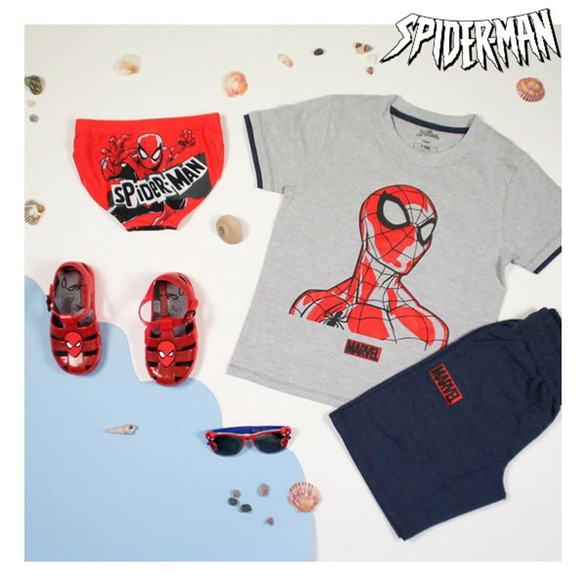 Baddräkt Barn Spider-Man Röd - 3