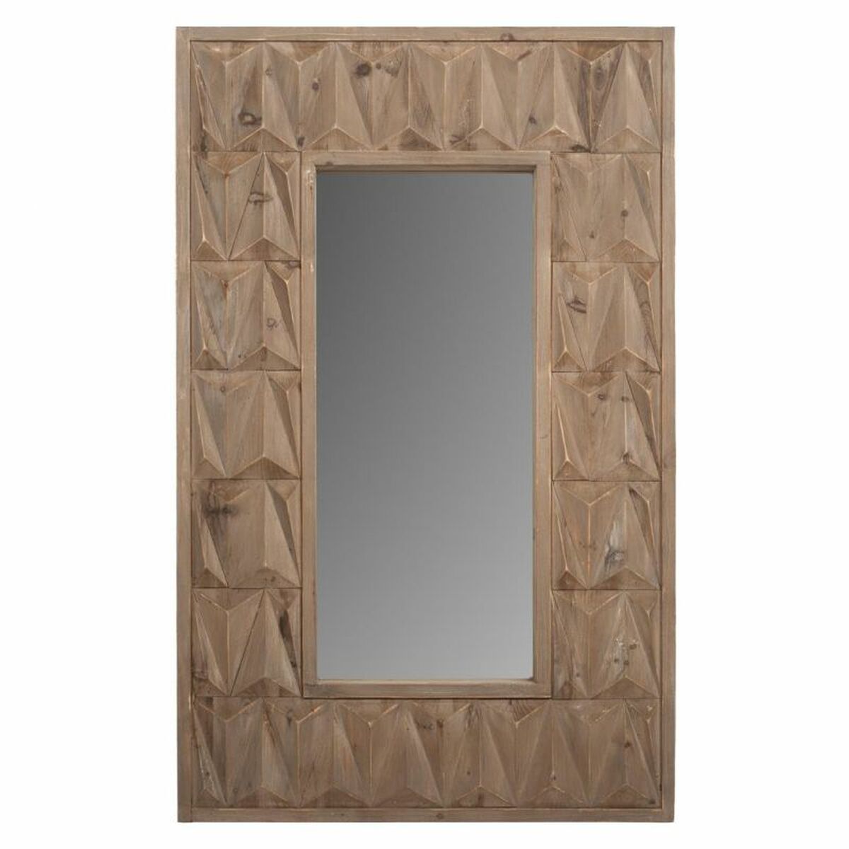 Väggspegel Alexandra House Living Vit 10 x 114 x 73 cm Rektangulär - 3
