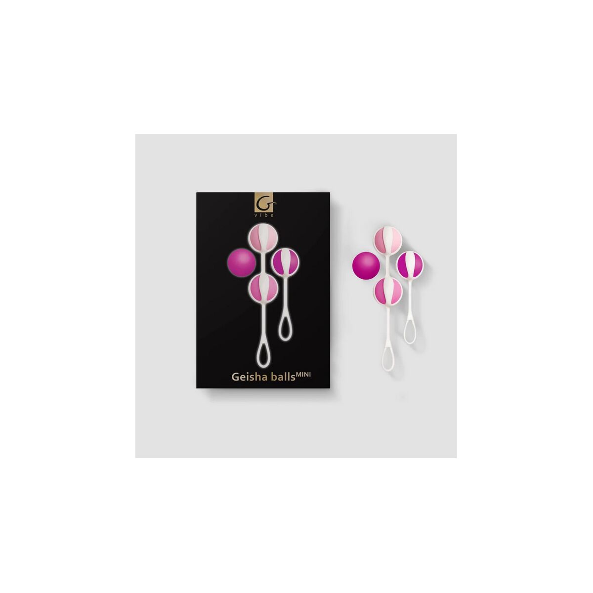 Vinklat kegelövningskit Gvibe Geisha Mini Fuchsia - 4