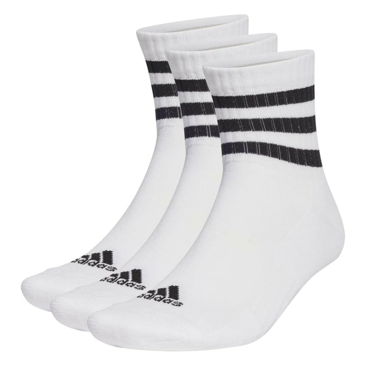 Sportstrumpor Adidas 3S C SPW MID 3P HT3456 Vit 3 par