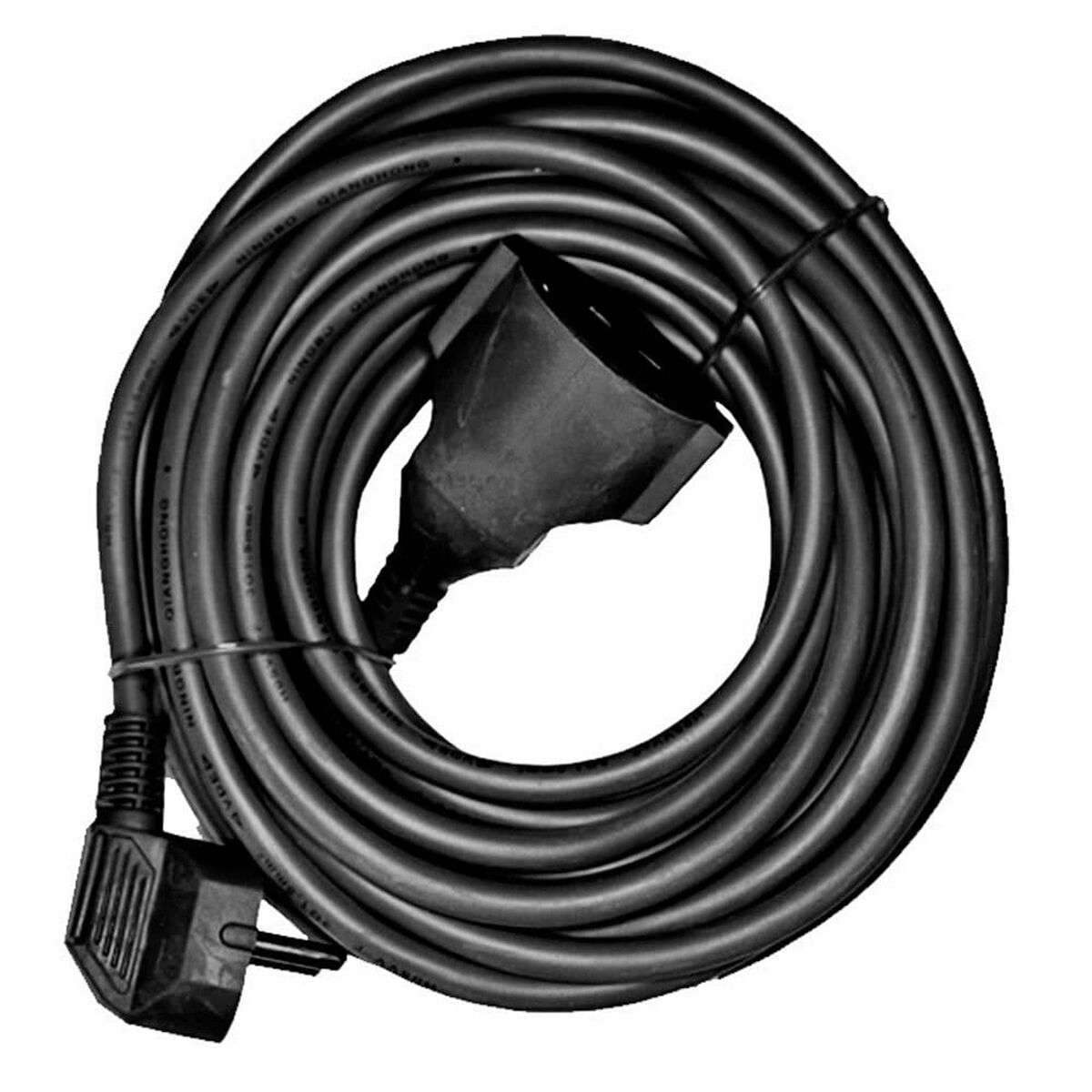Förlängningssladd EDM 23604 Svart Flexibel - 4
