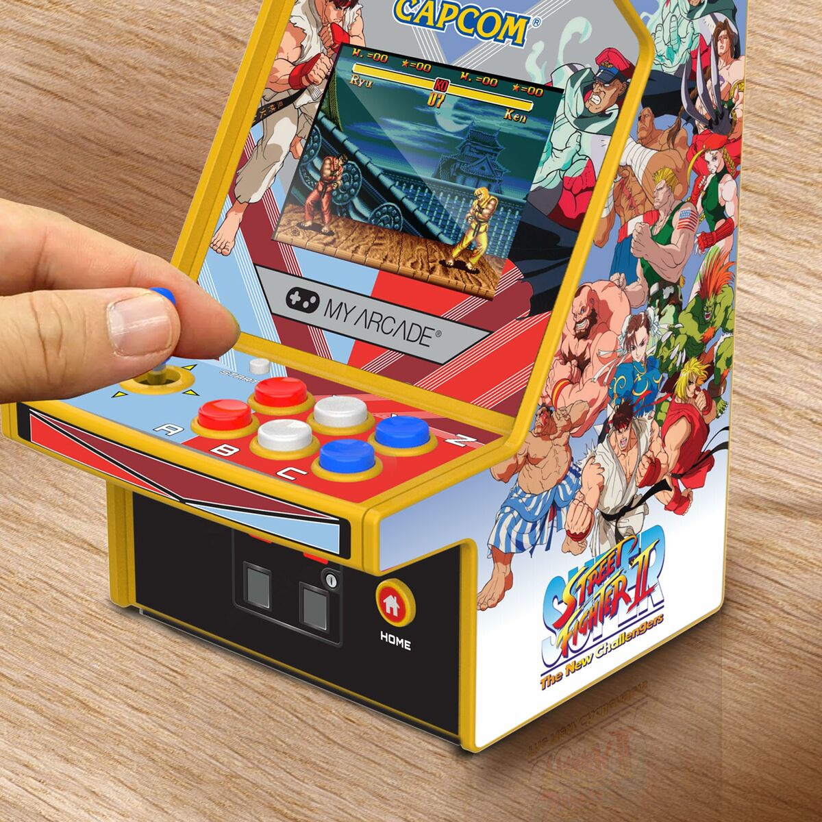 Bärbar spelkonsol My Arcade Micro Player PRO - Super Street Fighter II Retro Games - 7