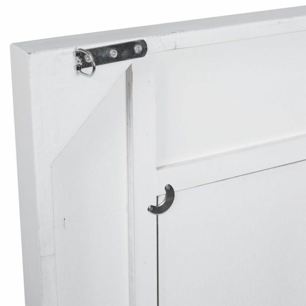 Väggspegel Alexandra House Living Vit 4 x 119 x 84 cm Rektangulär - 2