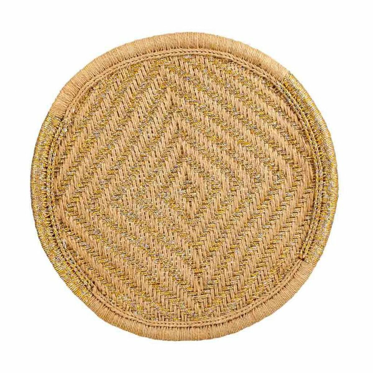 Soffbord Alexandra House Living Brun Snöre Järn 60 x 40 x 60 cm - 6