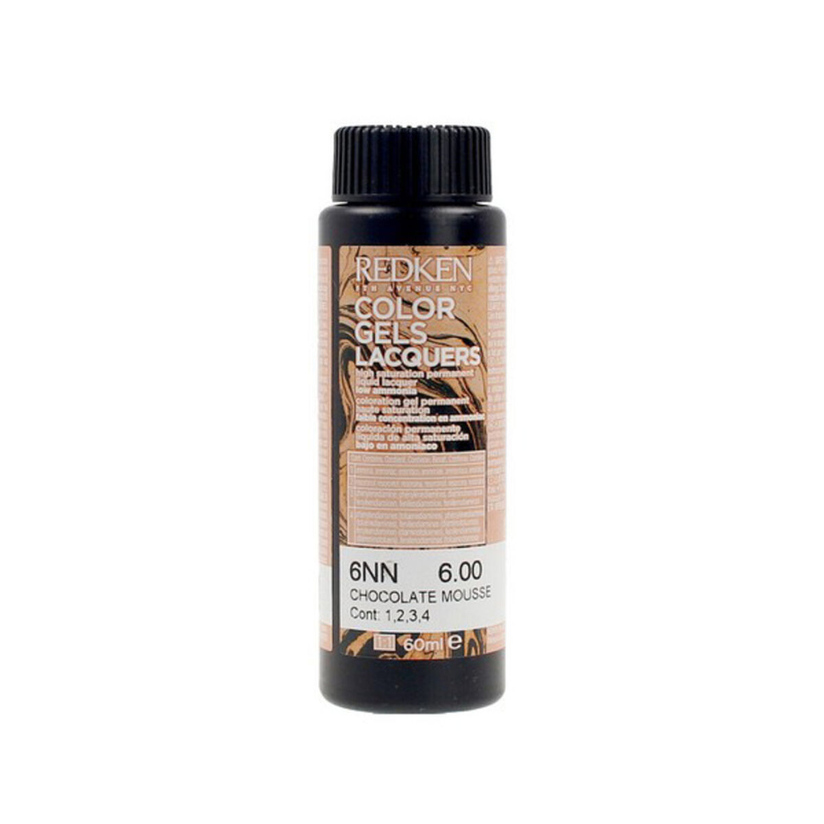 Permanent färg Redken 6NN-Chocolate Mousse (60 ml)