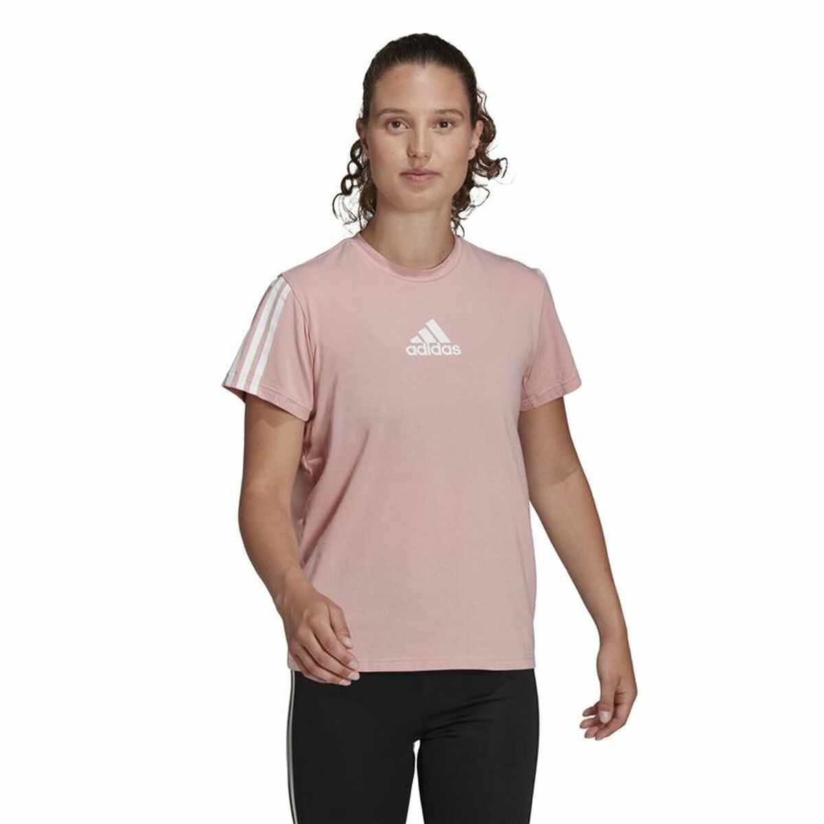 T-shirt med kortärm Dam Adidas Aeroready Made for Training Rosa - 2