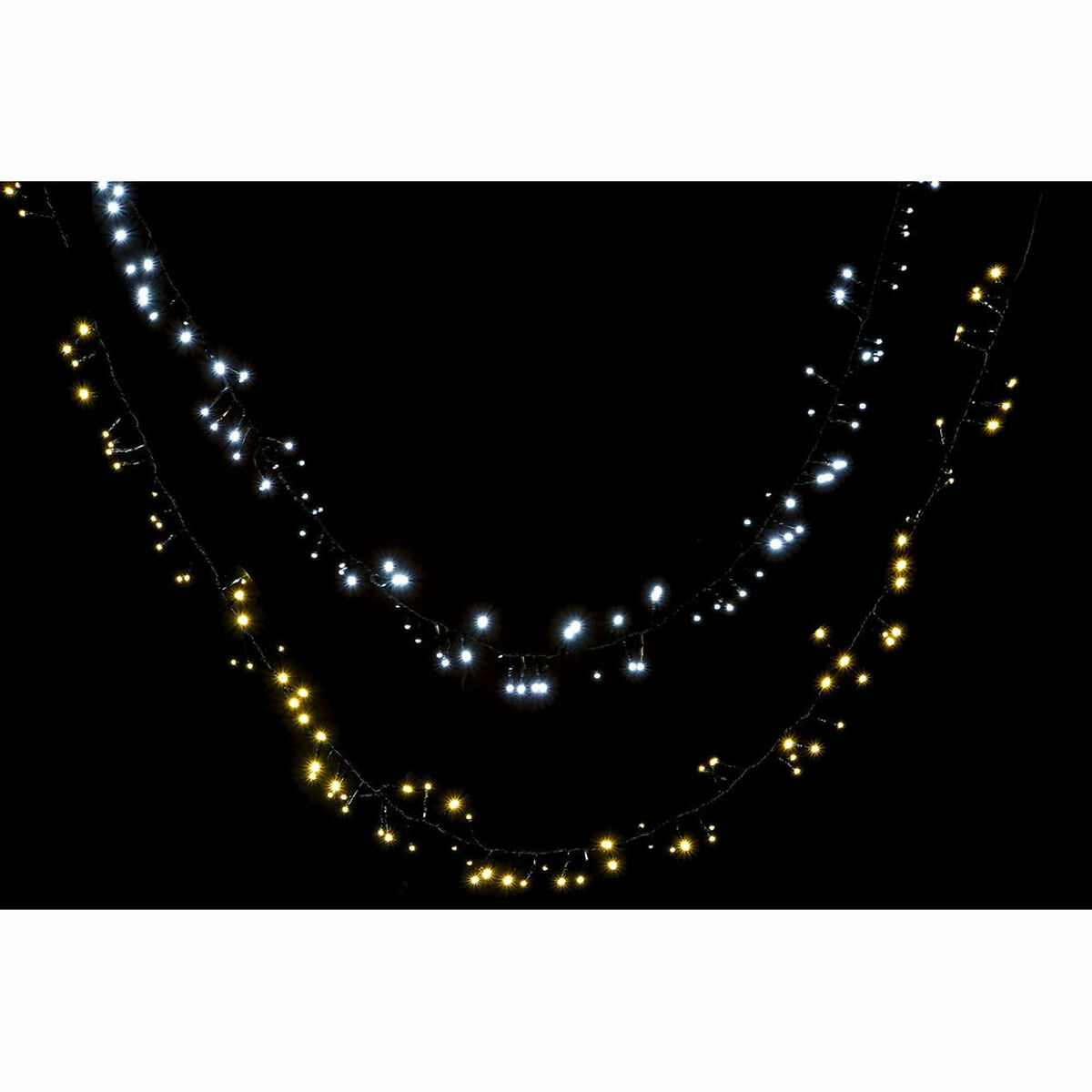 Belysningsremsa DKD Home Decor Gul Vit LED (2 antal) - 3