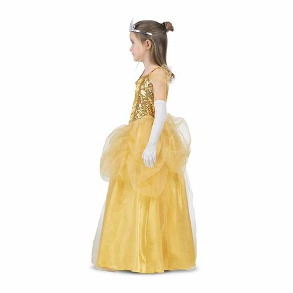 Maskeraddräkt för barn My Other Me Gul Prinsessa Belle 4 Delar - 11