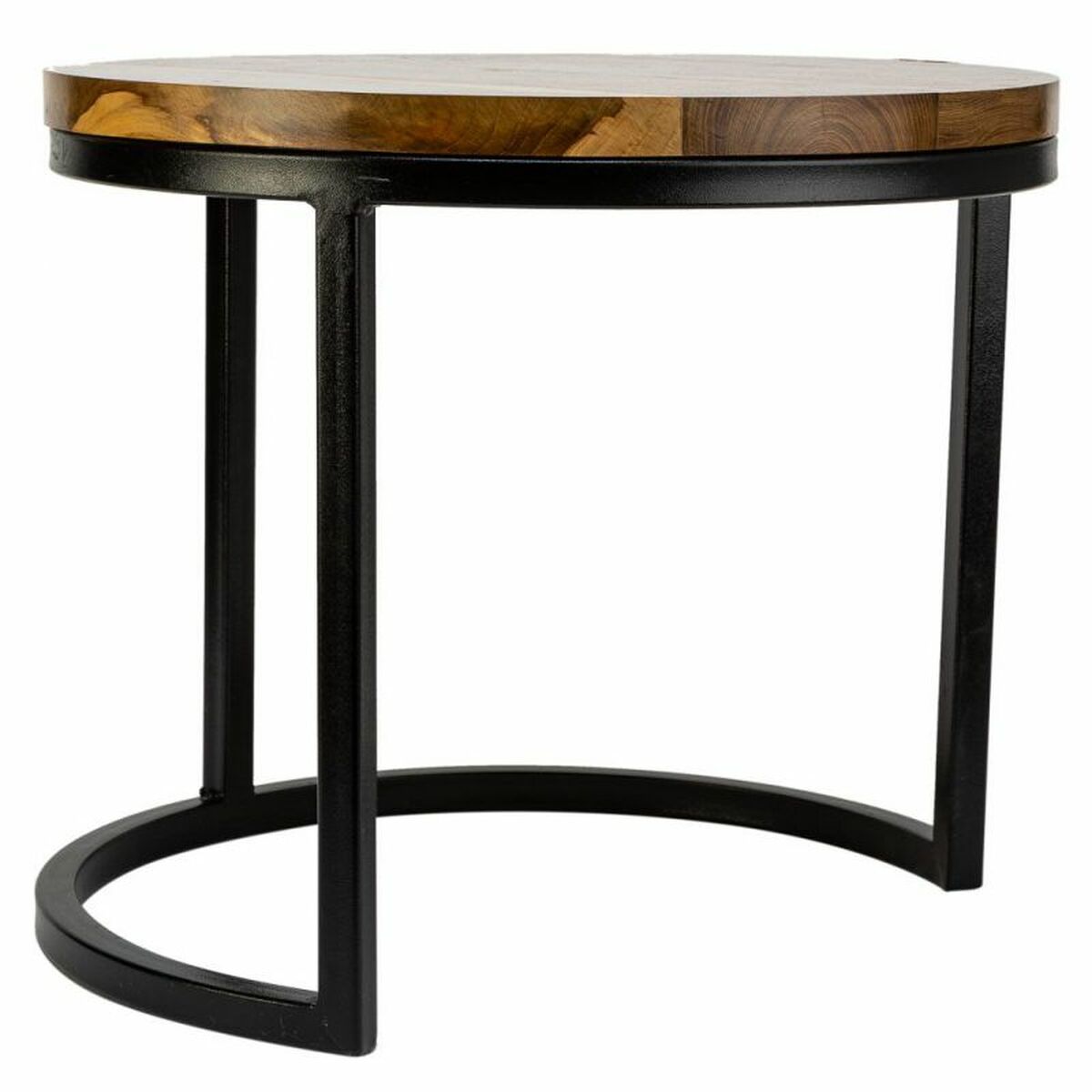Soffbord Alexandra House Living Brun Järn Mangoträ 38 x 65 x 38 cm - 4