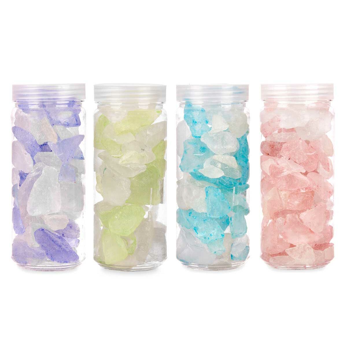 Dekorativa stenar Gift Decor Blå Grön Purpur Rosa 600 g (12 antal) - 2