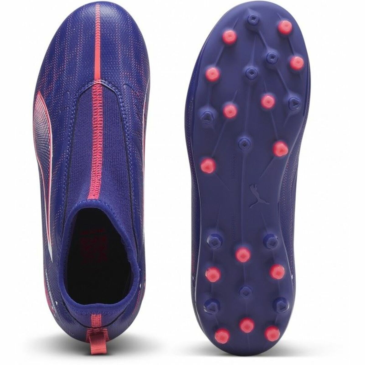 Fotbollsskor för barn Puma Ultra 5 Match+ Ll Mg Purpur - 3