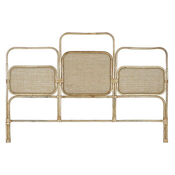 Sänggavel DKD Home Decor Brun Naturell 180 x 4 x 90 cm
