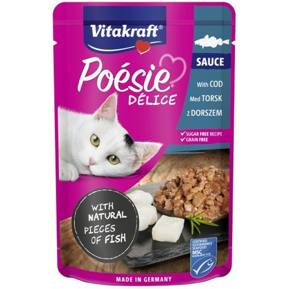 Kattmat Vitakraft Poesie Delice Fish selection Fisk - 3