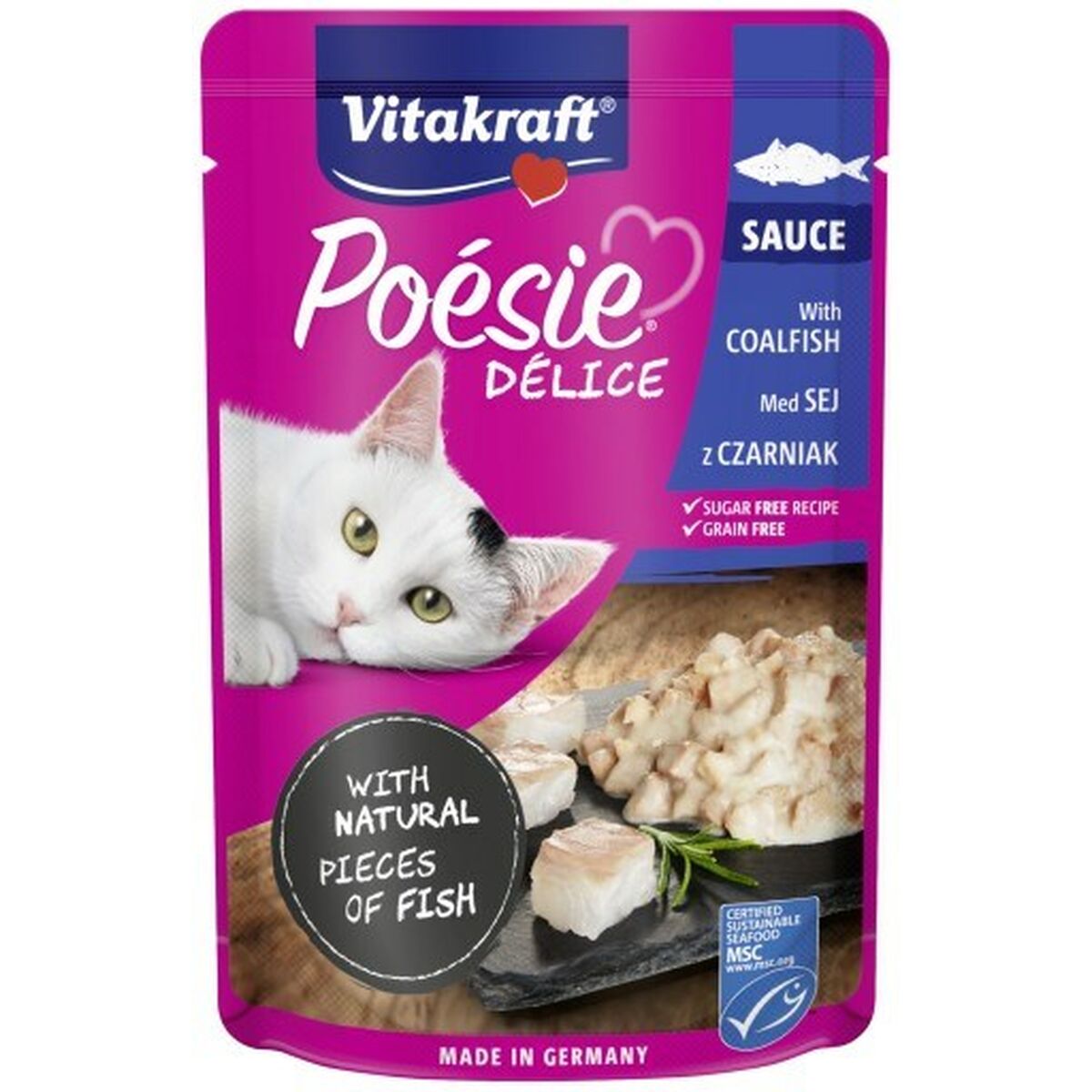 Kattmat Vitakraft Poesie Delice Fish selection Fisk - 2