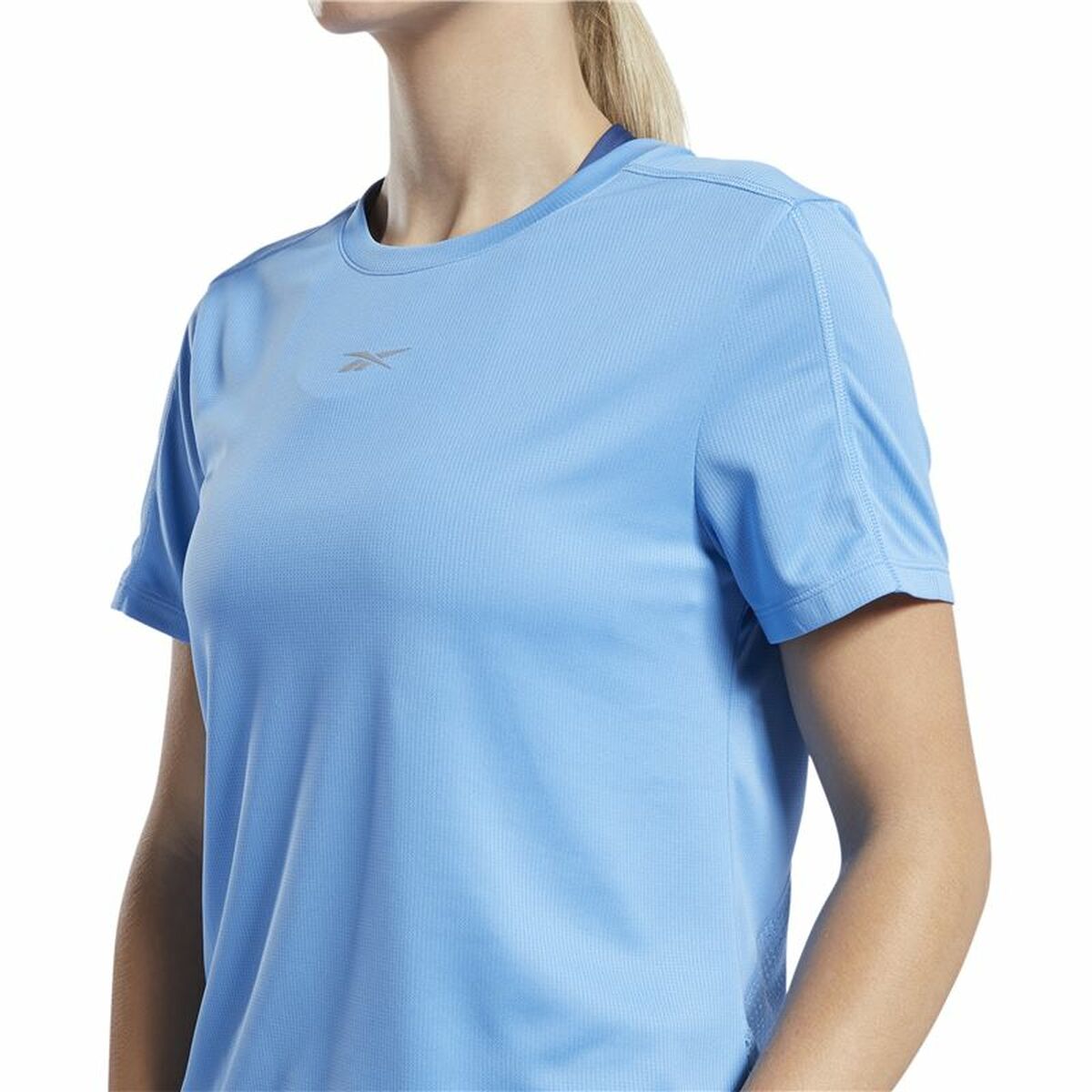T-shirt med kortärm Dam Reebok Speedwick Ljusblå - 5