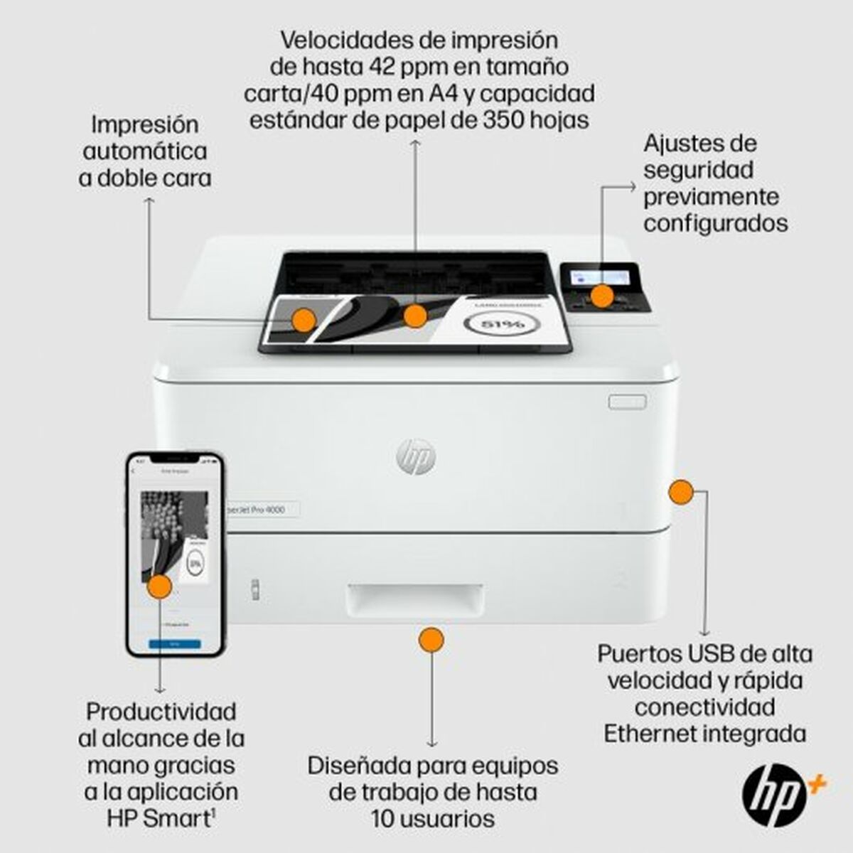 Laserskrivare   HP 2Z605E#B19 - 4
