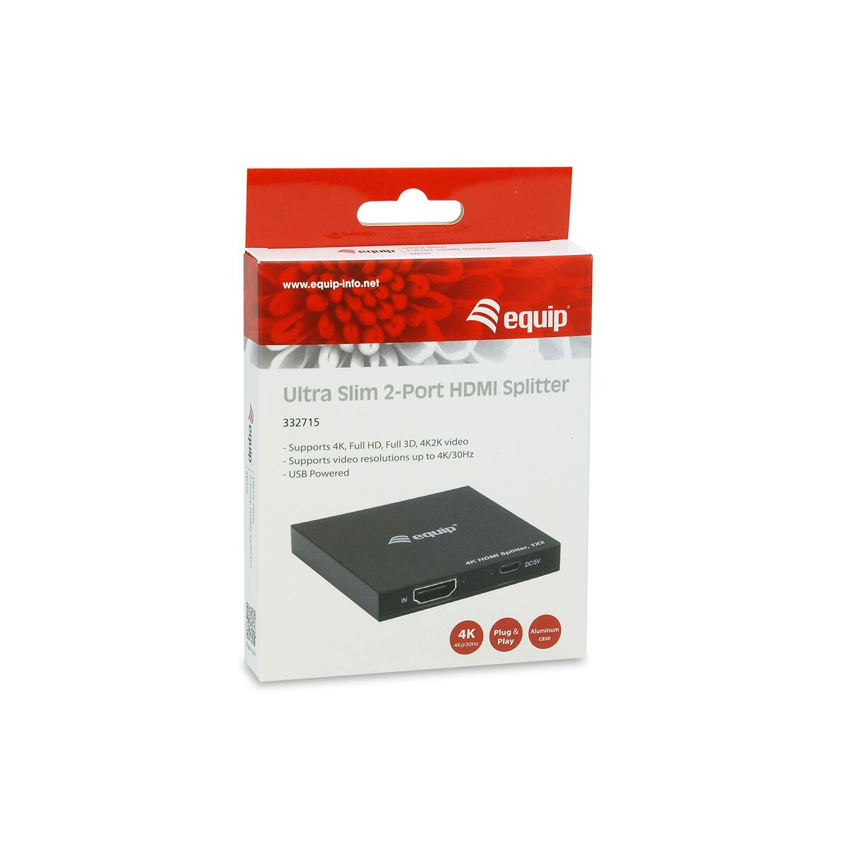 HDMI-Brytare Equip 332715 Svart - 4