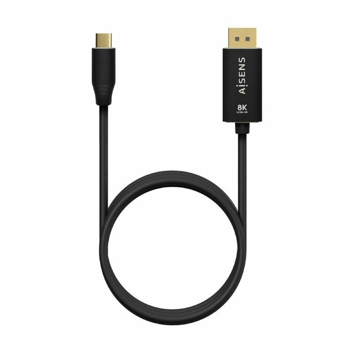 USB-C till DisplayPort Adapter Aisens A109-0687 Svart 1,8 m - 3