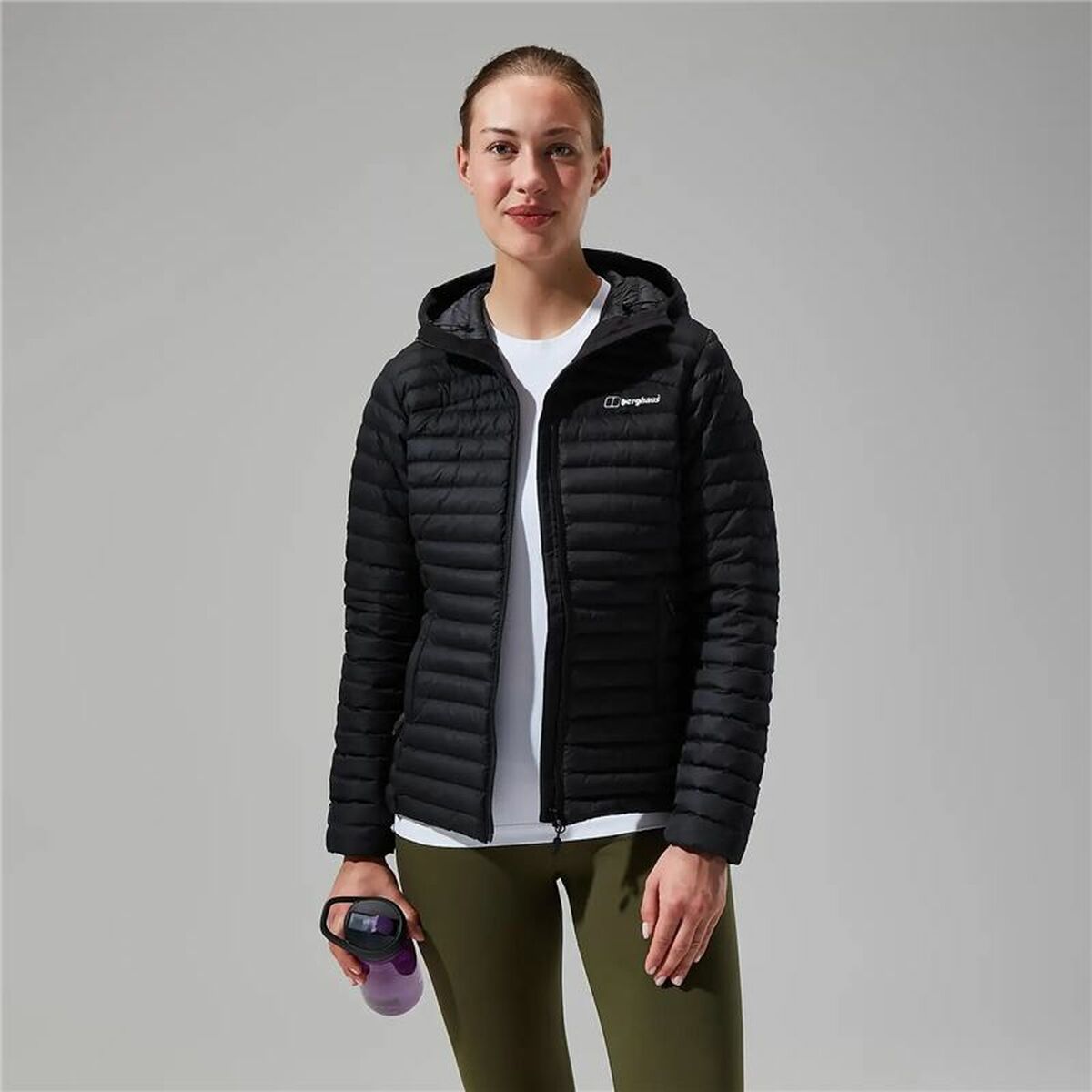 Sportjacka, Dam Berghaus Nula Micro Svart - 3