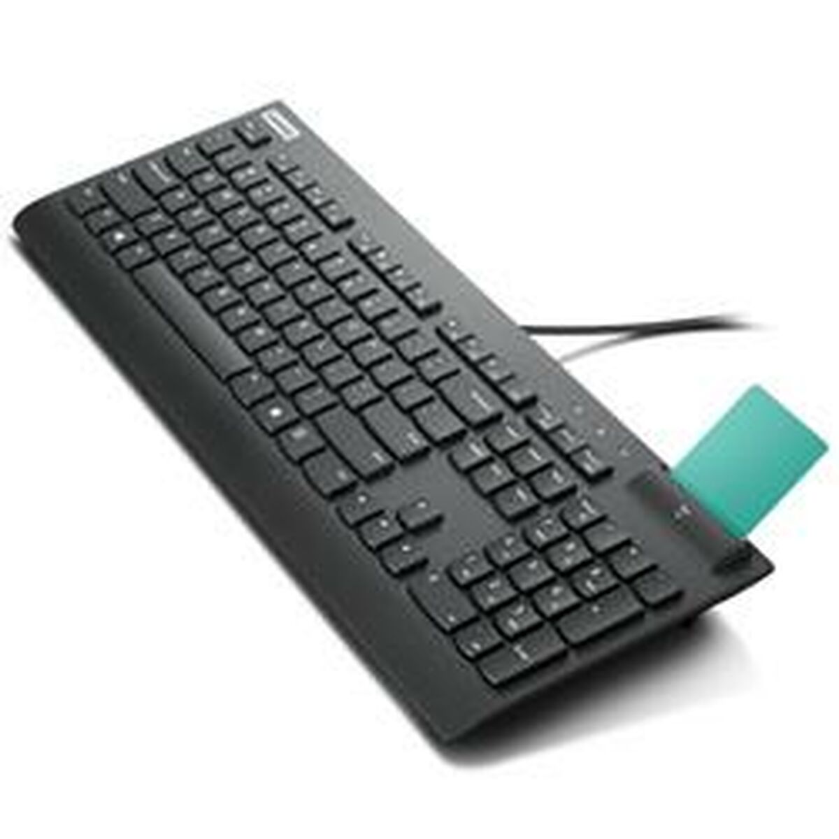 Tangentbord med Läsare Lenovo SMARTCARD Qwerty Spanska Svart