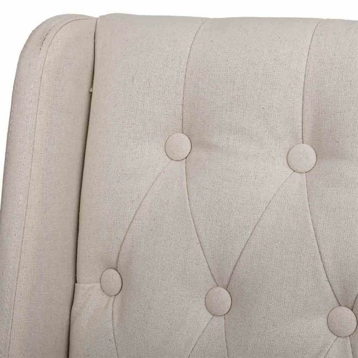 Matsalsstol Alexandra House Living Kräm 53 x 102 x 53 cm - 7