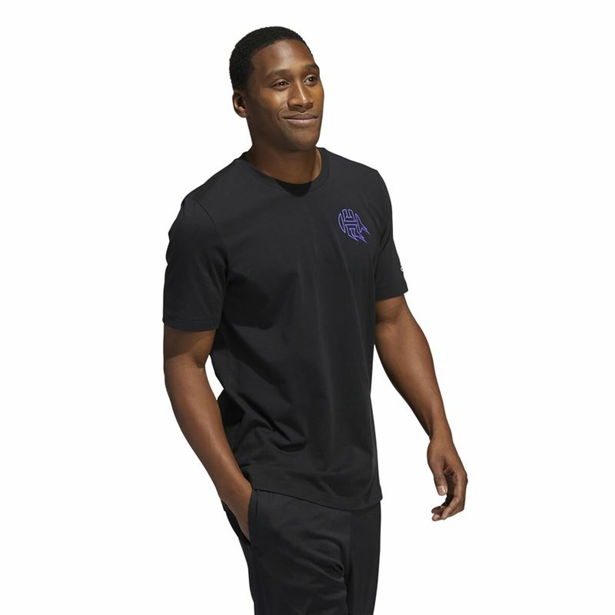 T-shirt med kortärm Herr Adidas Avatar James Harden Graphic Svart - 2
