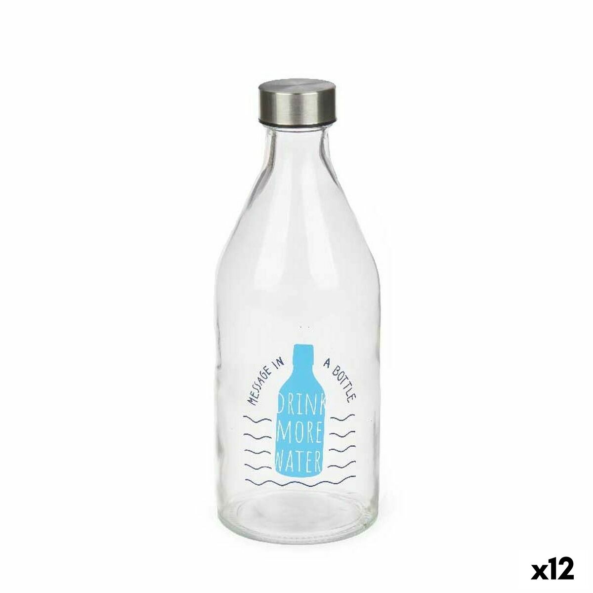 Flaska Message Glas 1 L (12 antal)