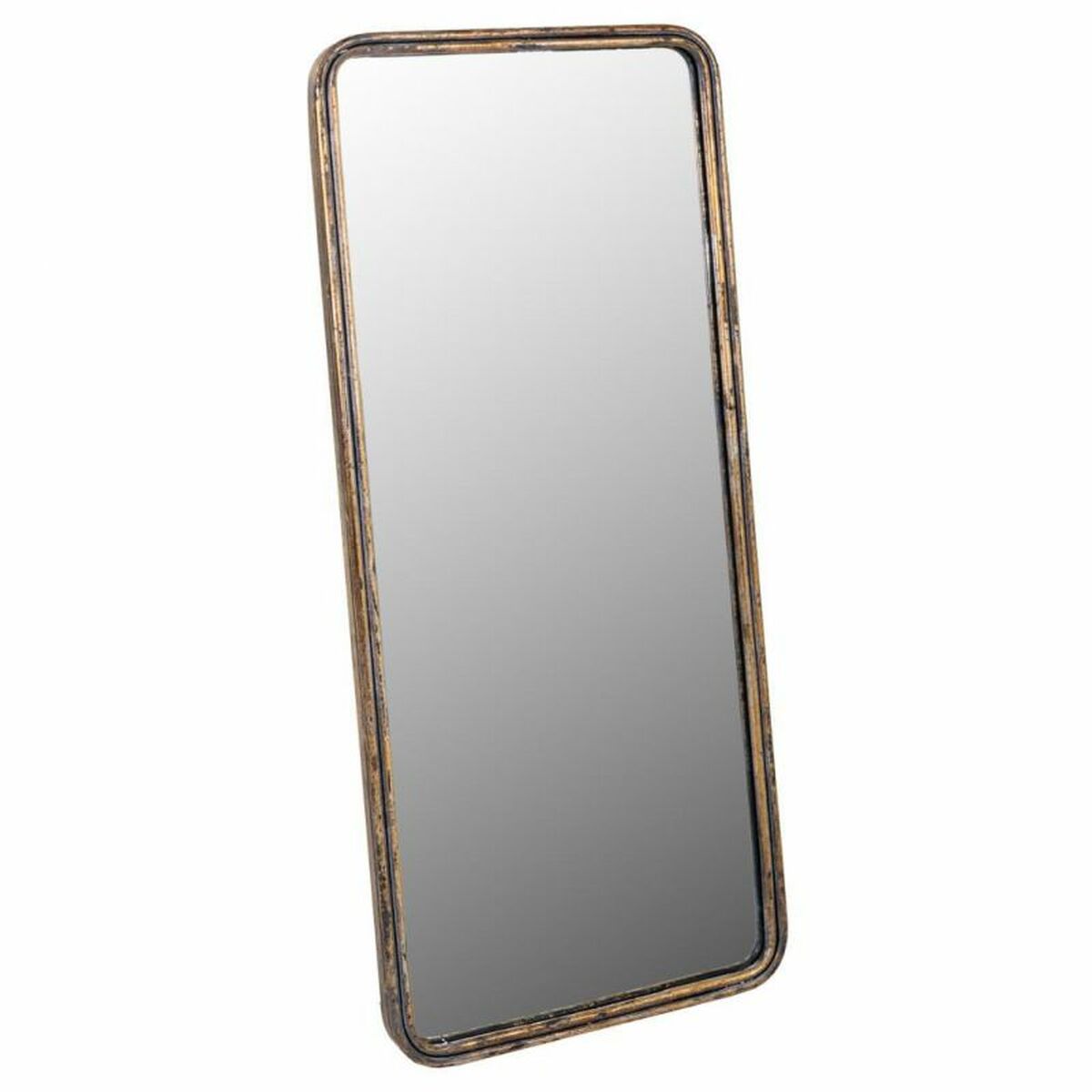 Väggspegel Alexandra House Living Gyllene Metall 72 x 72 x 33 cm - 4