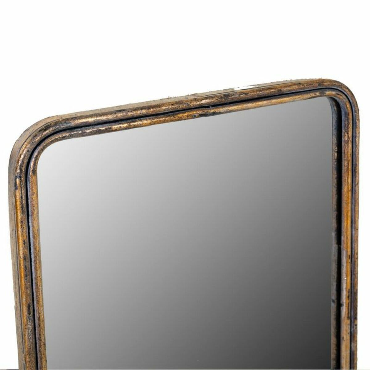 Väggspegel Alexandra House Living Gyllene Metall 72 x 72 x 33 cm - 5